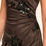 Sharon Strapless Embellished Midi Dress Thumbnail 3