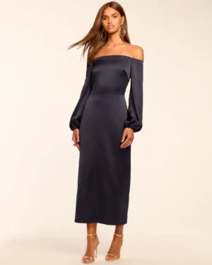 RAMY BROOK Shiyan Off-The-Shoulder Midi Dress