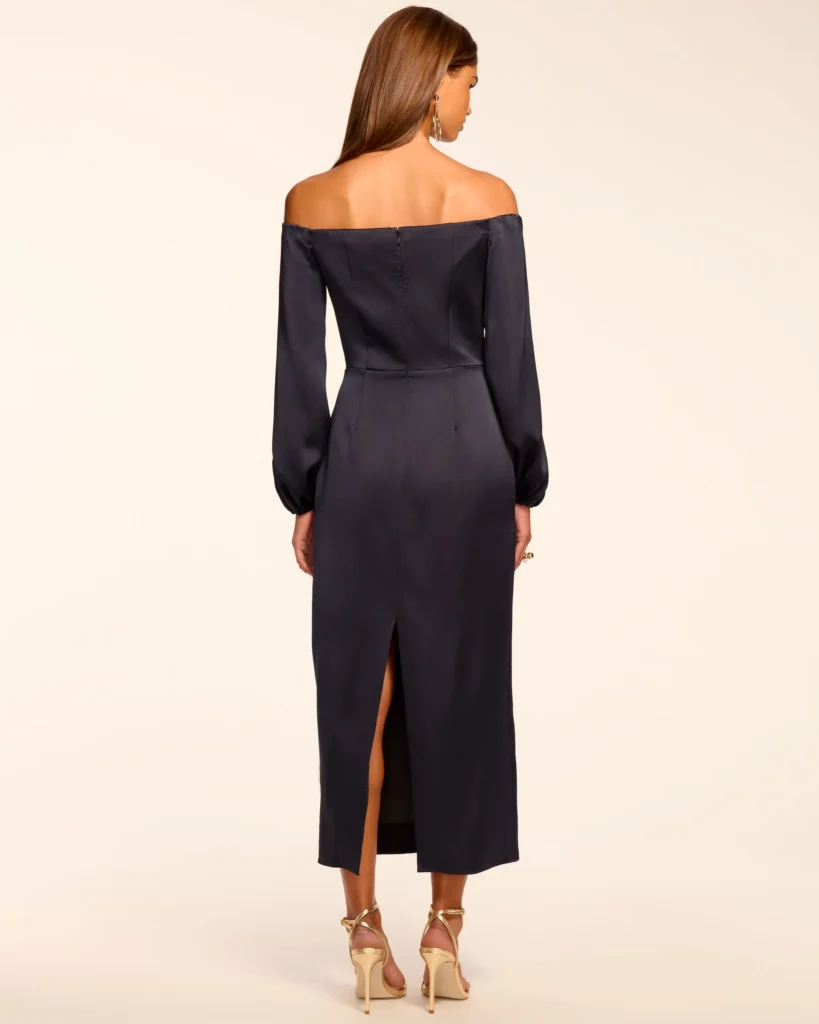 Shiyan Off-The-Shoulder Midi Dress Full Size Image 2