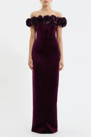 REBECCA VALLANCE Charles Strapless Gown