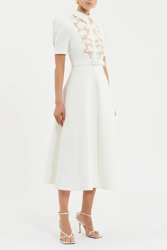 Parrish Short Sleeve Midi Dress Full Size Image 2