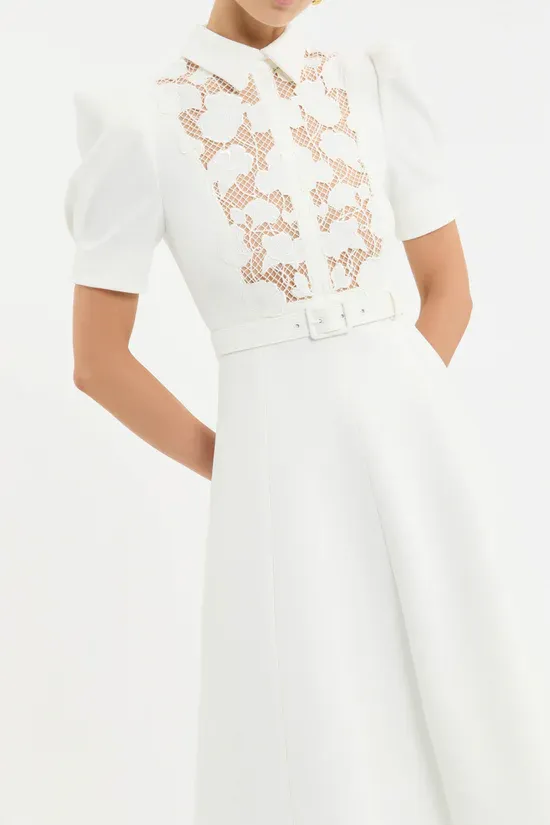 Parrish Short Sleeve Midi Dress Full Size Image 4