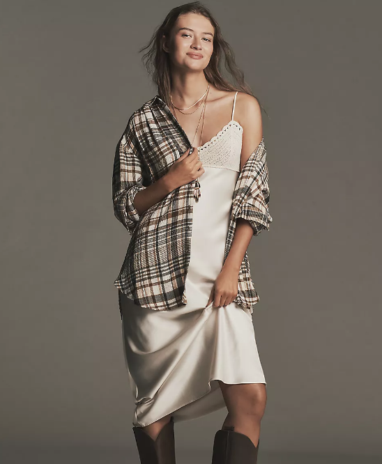 Layering Dresses for Autumn: How to Make a Slip Dress Work in Cooler Weather