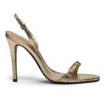 Aurora 110mm Metallic Leather Sling Sandals Thumbnail 1