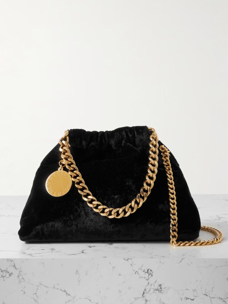 Velvet Shoulder Bag Full Size Image 1