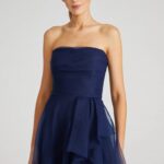 Teresa Strapless Draped Gown Thumbnail 3