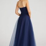 Teresa Strapless Draped Gown Thumbnail 4