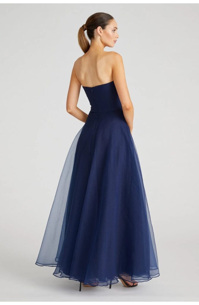 Teresa Strapless Draped Gown Full Size Image 4