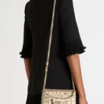 Small Locó Jeweled & Beaded Leather Shoulder Bag Thumbnail 3