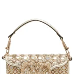 Small Locó Jeweled & Beaded Leather Shoulder Bag Thumbnail 1