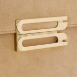 The Dorian Leather-Trimmed Suede Shoulder Bag Thumbnail 3