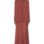 Halter Cape Midi Dress Thumbnail 2