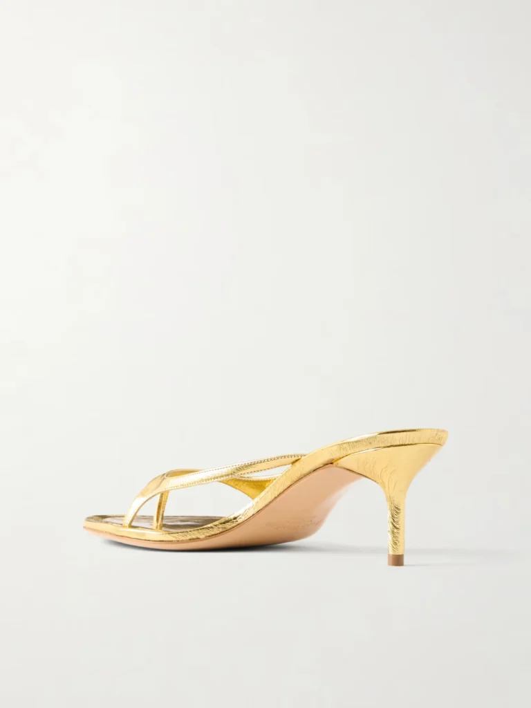 60 Metallic Patent-leather Sandals Full Size Image 2