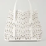 Mina 20 Laser-cut Leather Tote Thumbnail 1