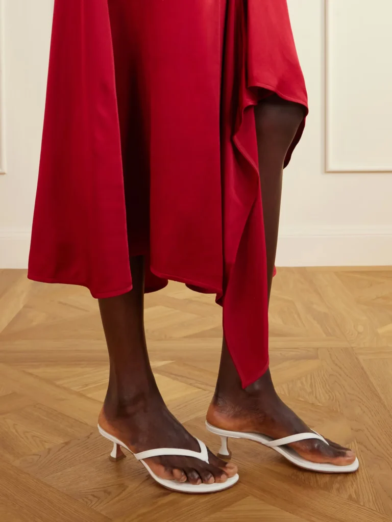 Juliette Leather Thong Sandals Full Size Image 3