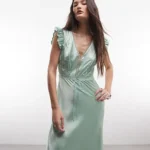 Asos Design Reclaimed Vintage Maxi Dress Thumbnail 4