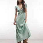 Asos Design Reclaimed Vintage Maxi Dress Thumbnail 1
