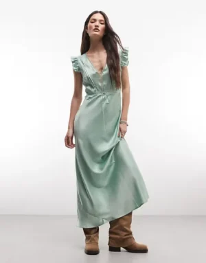 ASOS Asos Design Reclaimed Vintage Maxi Dress