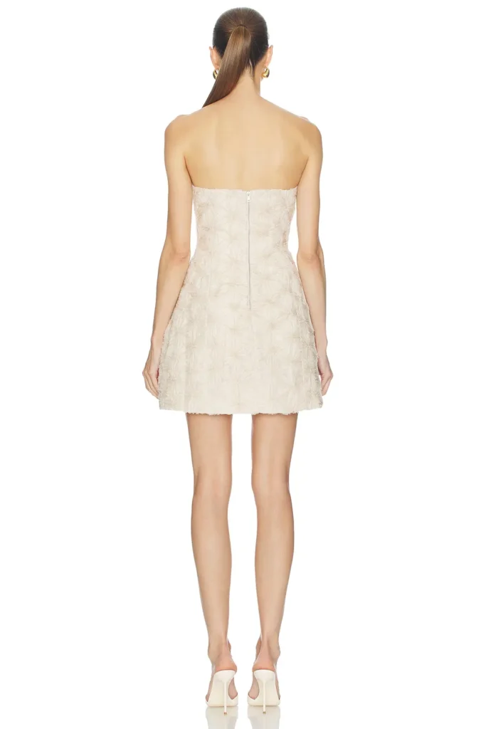 Karoline Floral Mini Dress Full Size Image 2