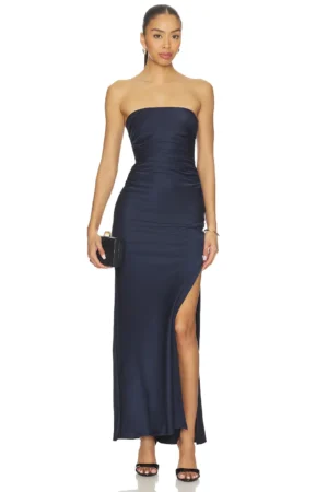 BEC & BRIDGE Eternity Strapless Maxi Dress
