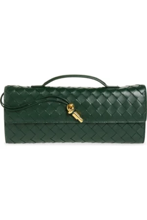 BOTTEGA VENETA Long Andiamo Intrecciato Leather Clutch
