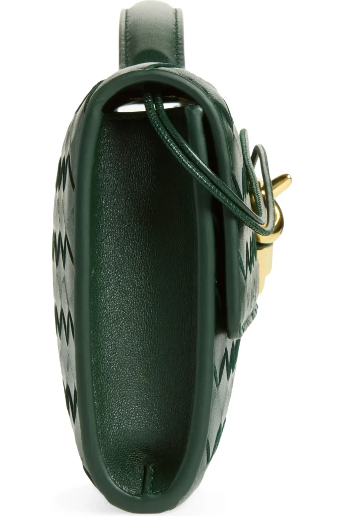 Long Andiamo Intrecciato Leather Clutch Full Size Image 5