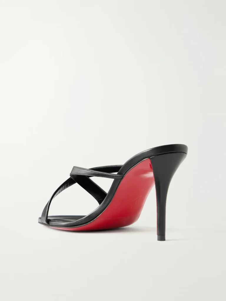 Mulazee Cross 80 Leather Mules Full Size Image 2