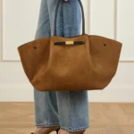 The New York Leather-trimmed Suede Tote Thumbnail 2