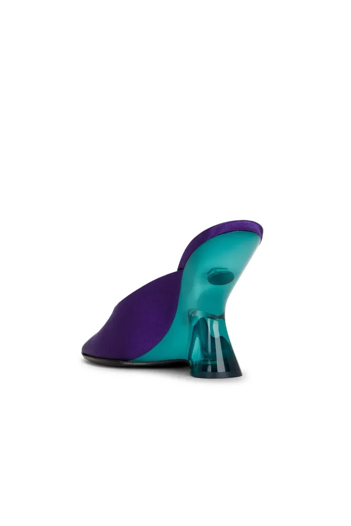Satin Mule Sandal Full Size Image 3