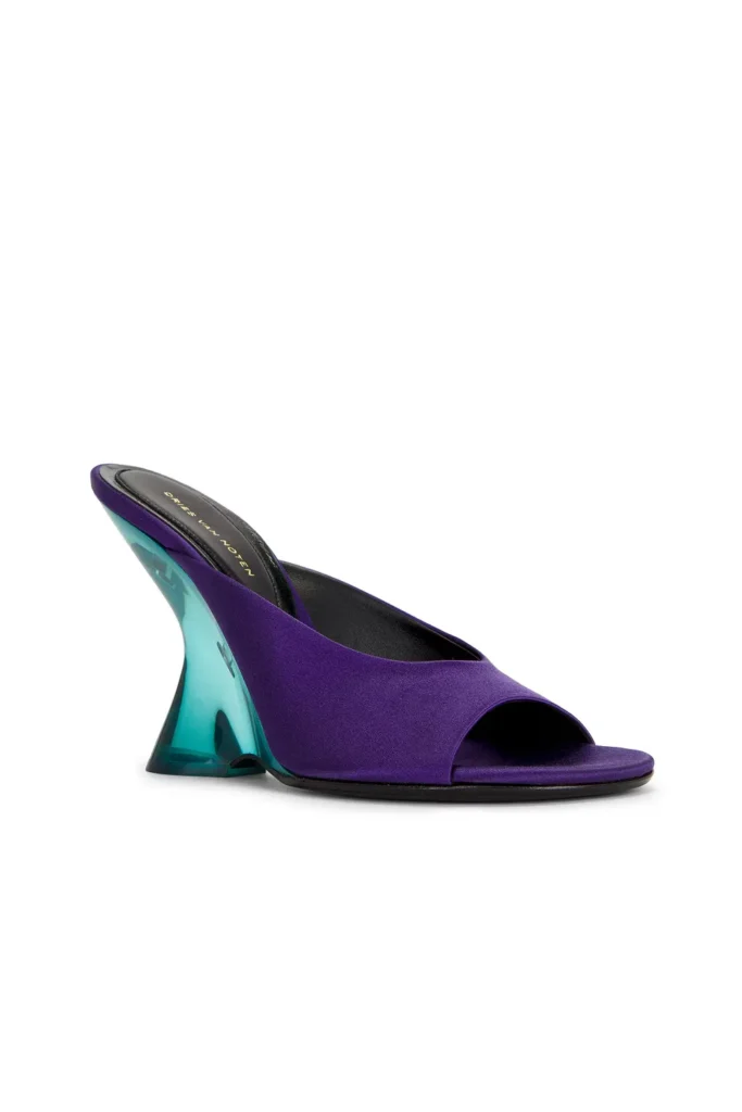Satin Mule Sandal Full Size Image 5