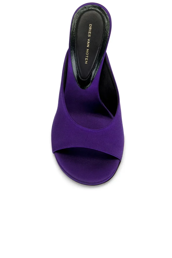 Satin Mule Sandal Full Size Image 2