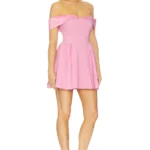 Amelina Off-the-shoulder Mini Dress Thumbnail 3