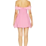Amelina Off-the-shoulder Mini Dress Thumbnail 2