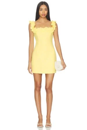 ELLIATT Cara Square Neck Mini Dress