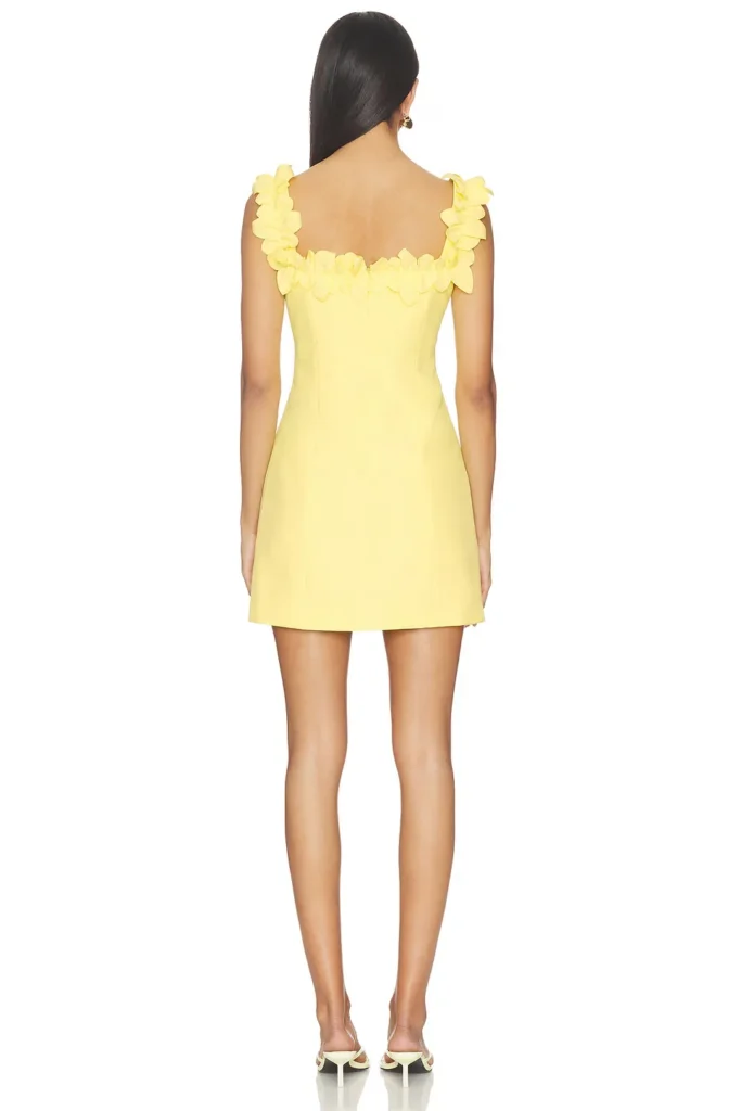 Cara Square Neck Mini Dress Full Size Image 2