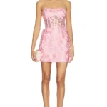 Monique Strapless Mini Dress Thumbnail 3