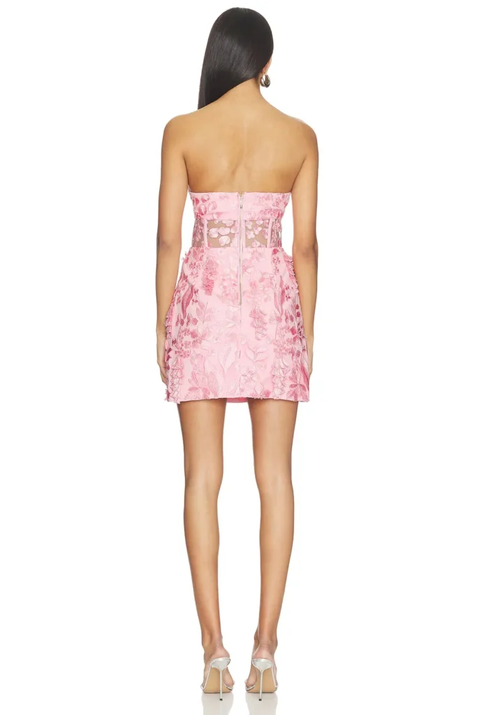 Monique Strapless Mini Dress Full Size Image 2