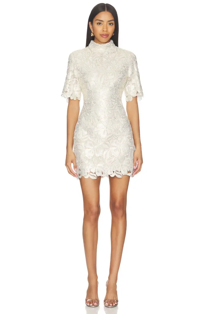 Nicoletta Sleeve Mini Dress Full Size Image 1