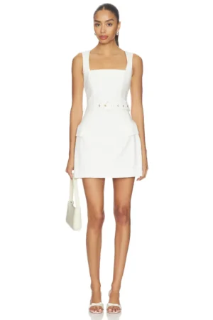ELLIATT Nydia Square Neck Mini Dress