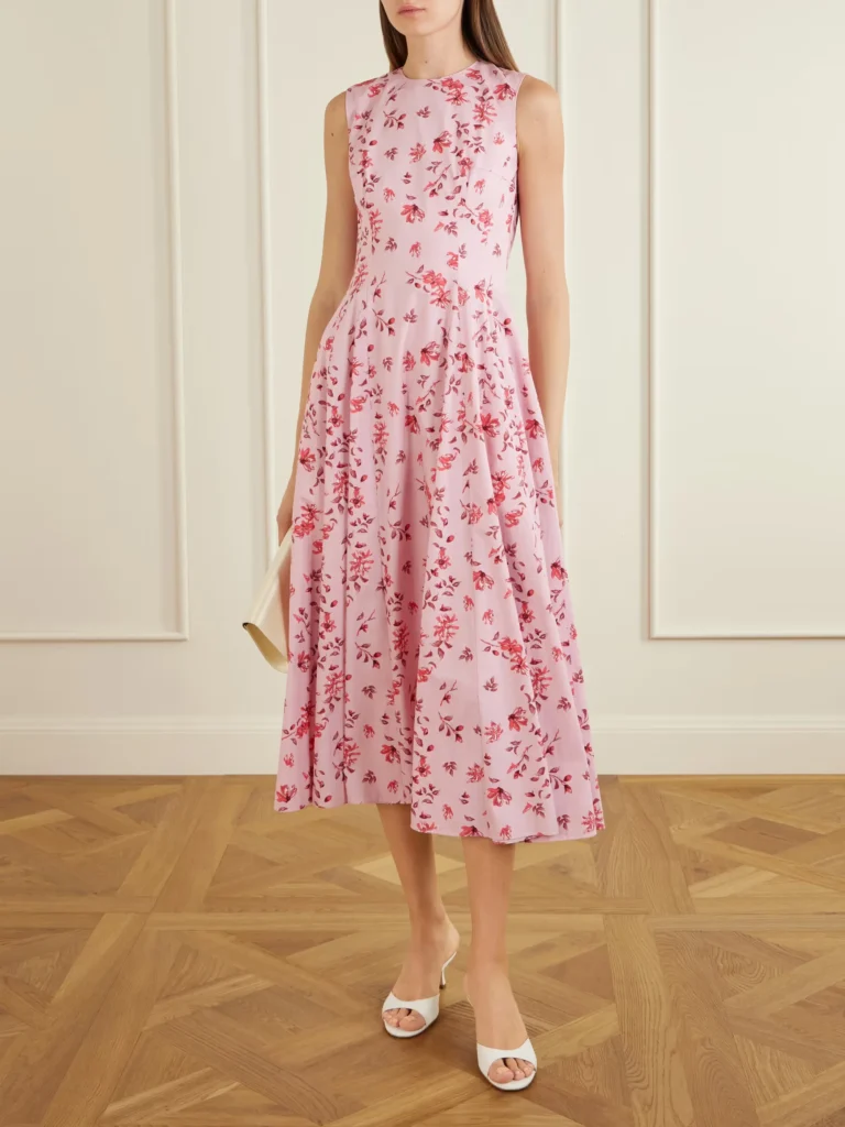 Chelsea Floral-print Midi Dress Full Size Image 1