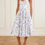 Elita Belted Floral-print Midi Dress Thumbnail 1