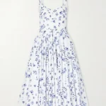 Elita Belted Floral-print Midi Dress Thumbnail 2