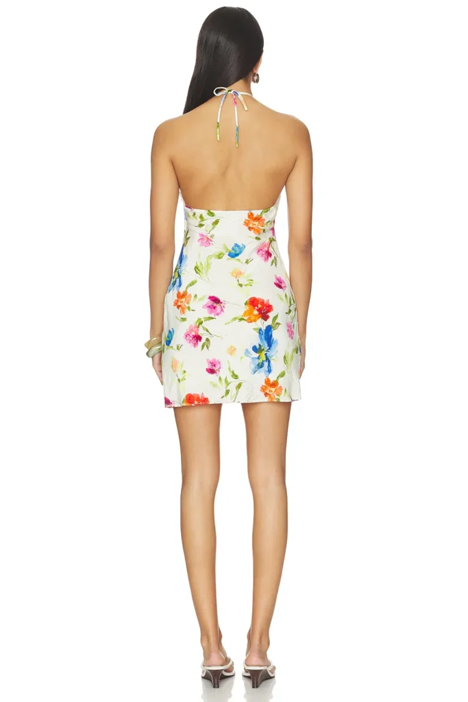 Tropical Bloom Mini Dress Full Size Image 2