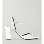 Signora Horsebit-embellished Patent-leather Sandals Thumbnail 1