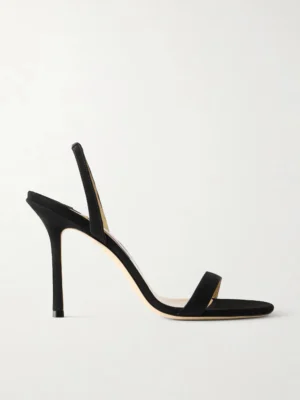 JIMMY CHOO Jenn 100 Suede Sandals
