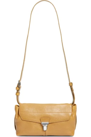 LEMAIRE Small Gear Croc Embrossed Leather Crossbody