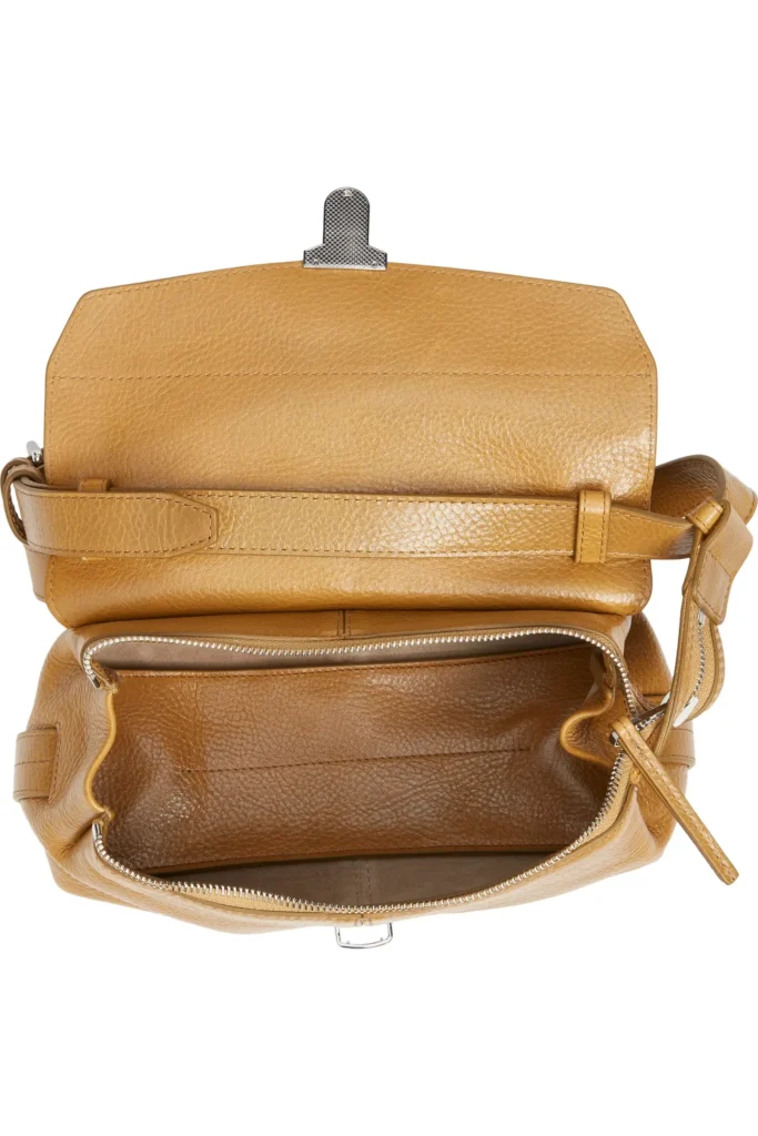 Small Gear Croc Embrossed Leather Crossbody Full Size Image 3