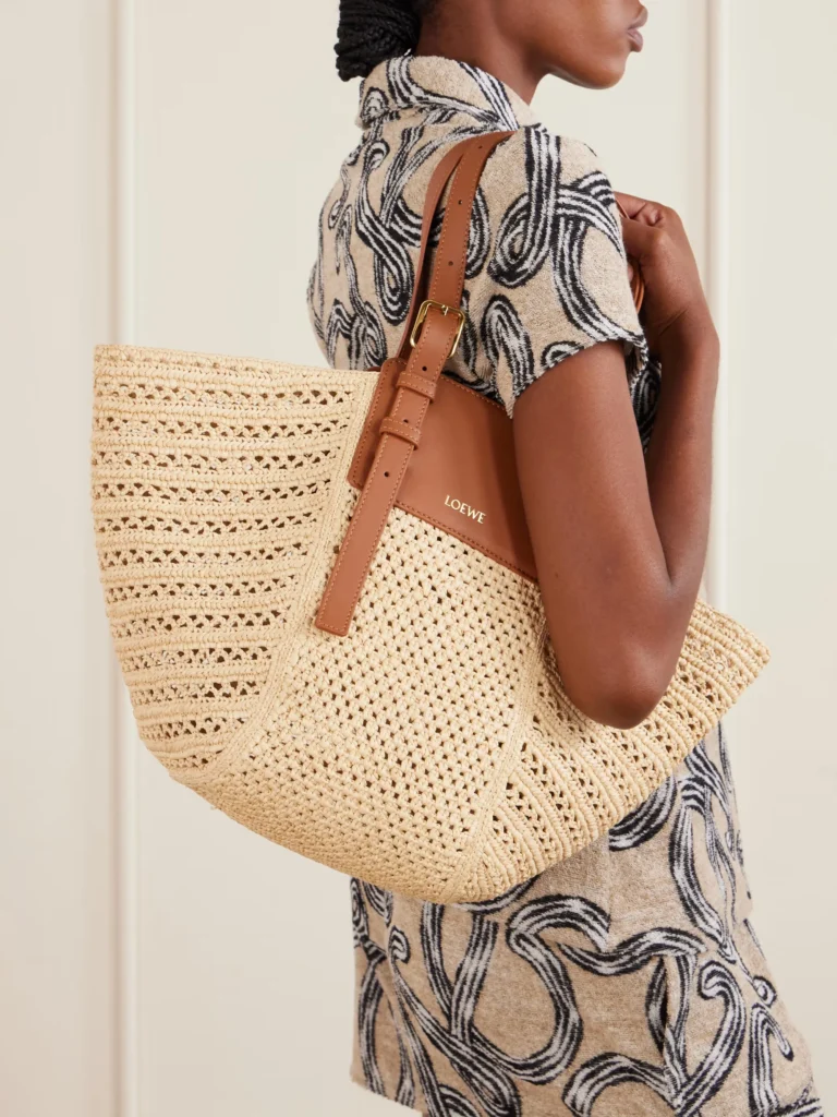 Paula’s Ibiza Hammock Cabas Raffia Tote Full Size Image 2