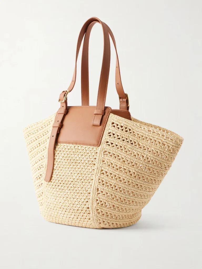 Paula’s Ibiza Hammock Cabas Raffia Tote Full Size Image 3