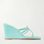 70 Opera Leather Wedge Sandals Thumbnail 1
